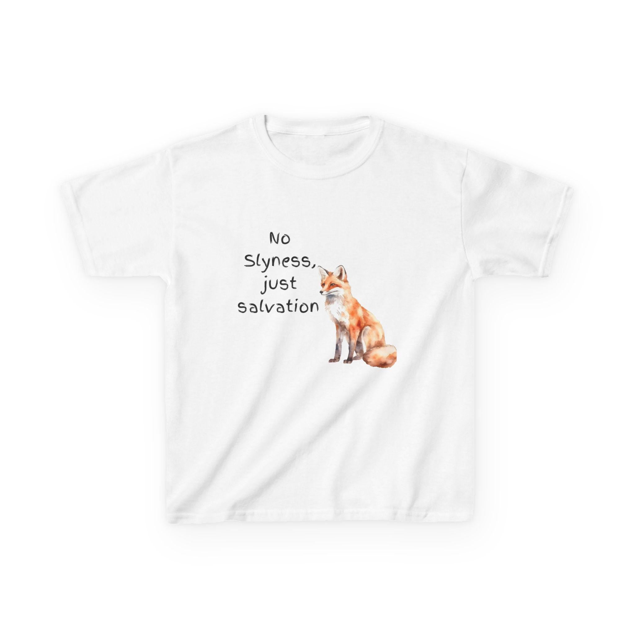 Fox Christian Kids Tee: Bible Verse, Youth Religious T-Shirt