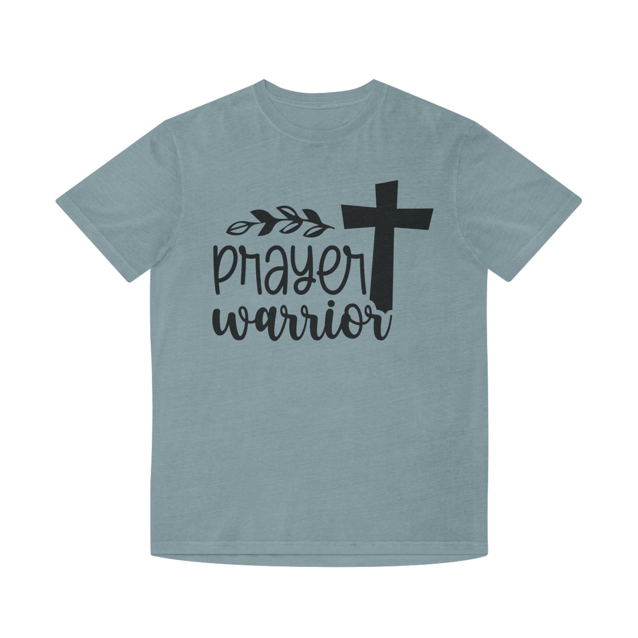 Prayer Warrior Unisex Faded Shirt, Faith-Based Apparel, Inspirational Tee, Christian Gift, Cozy Everyday Wear