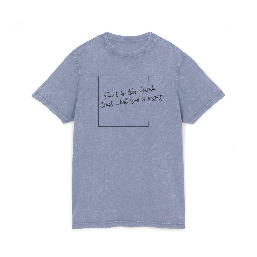 Christian Trust God Acid Wash Tee - Religious Women's T-Shirt