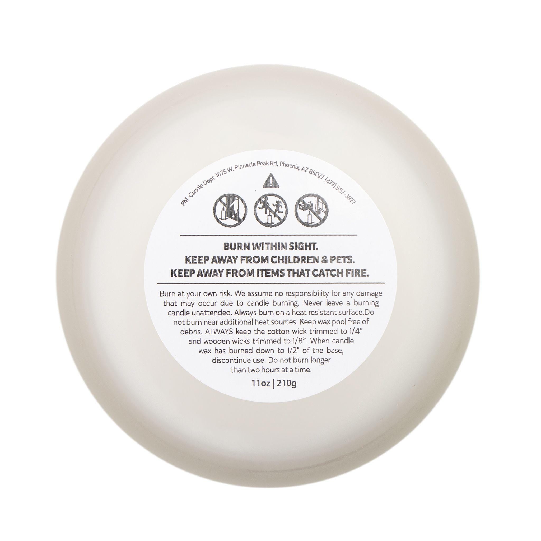 Bestie Energy Scented Candle: 11oz Frosted Glass, Maple Lid