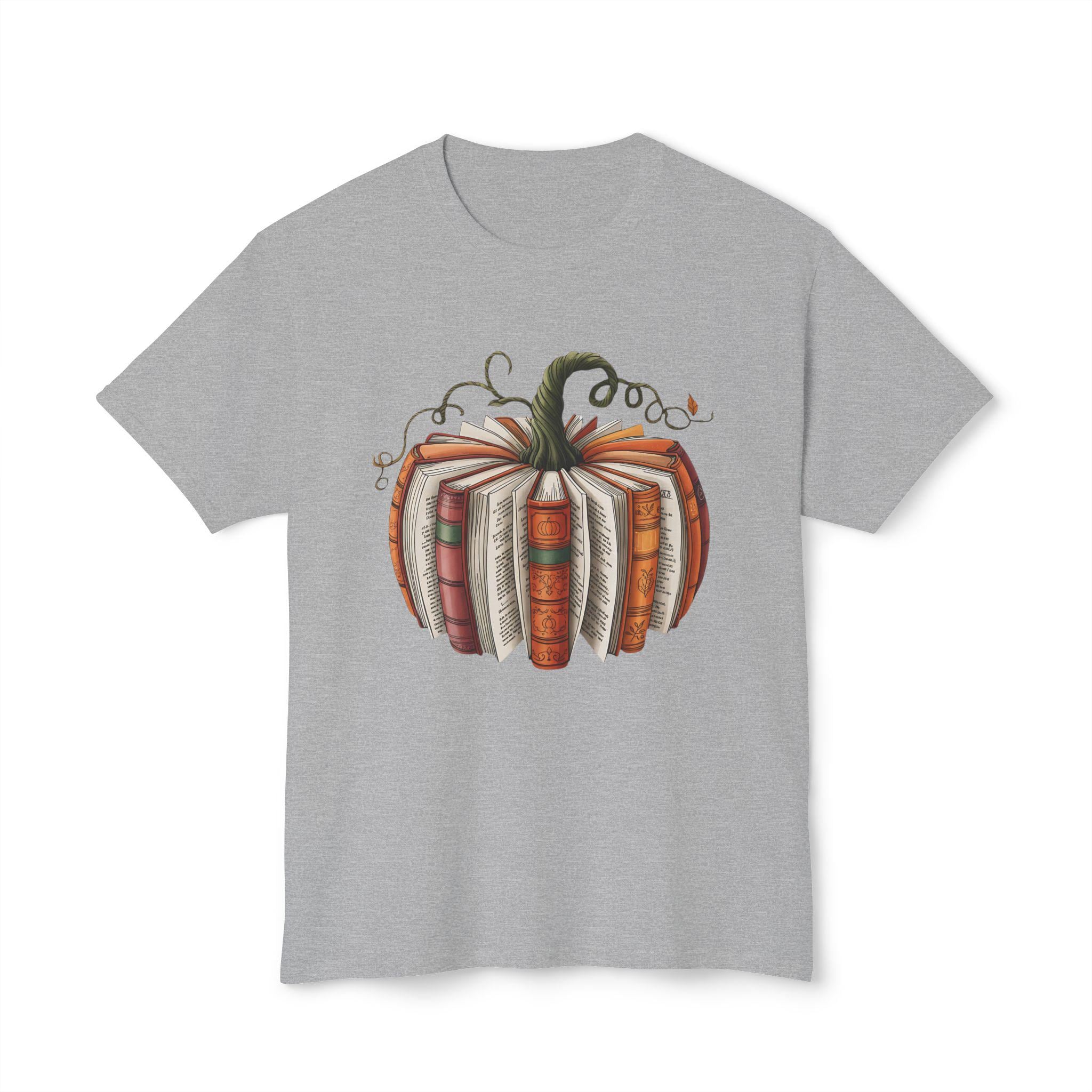 Book Pumpkin T-Shirt: Literary Halloween Shirt, Bookworm Gift