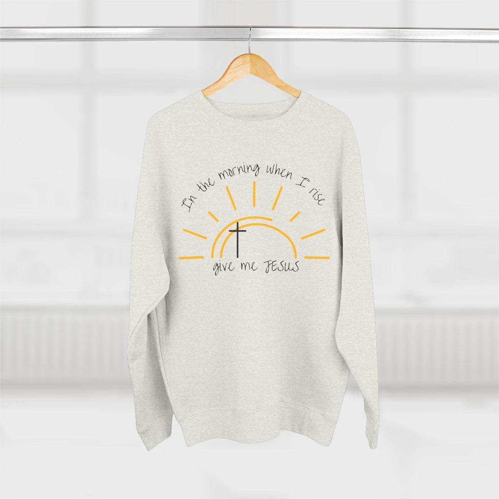 Give Me Jesus Crewneck Sweatshirt: Inspirational Christian Apparel