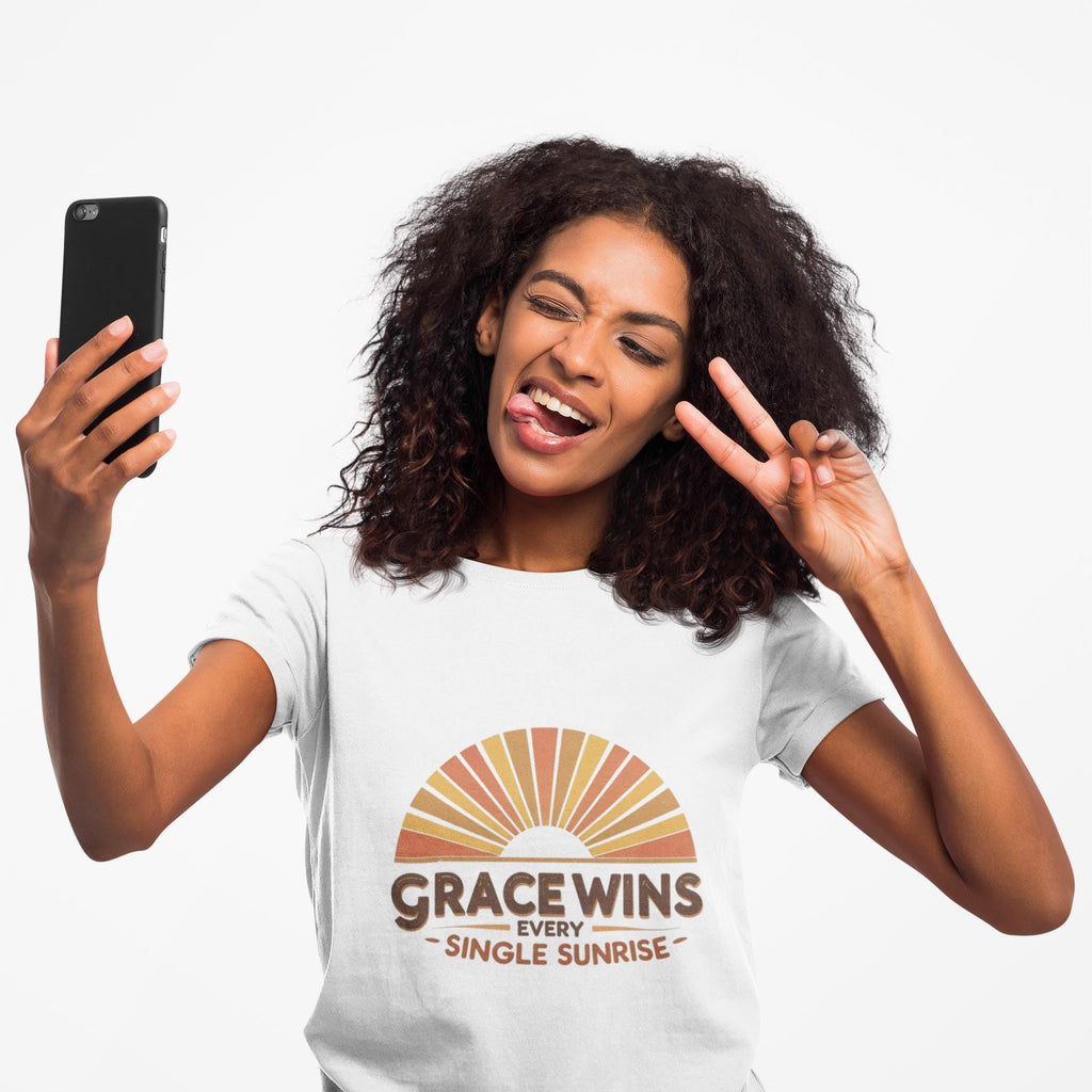 Retro Sun Graphic T-Shirt: Garment-Dyed Cotton Unisex Tee