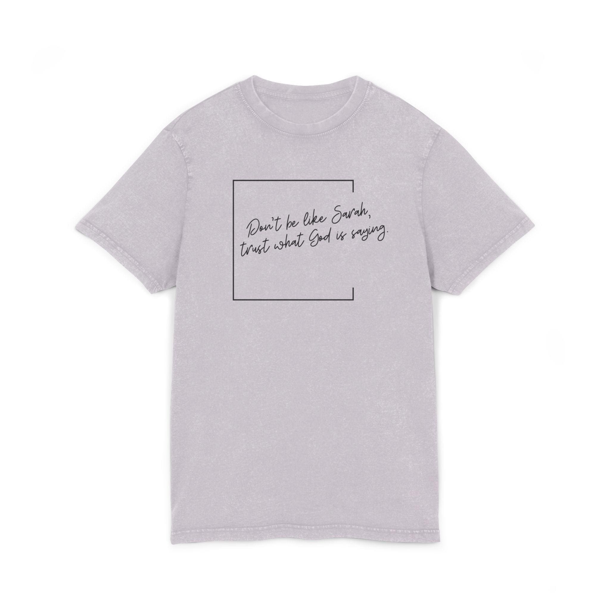 Christian Trust God Acid Wash Tee - Religious Women's T-Shirt