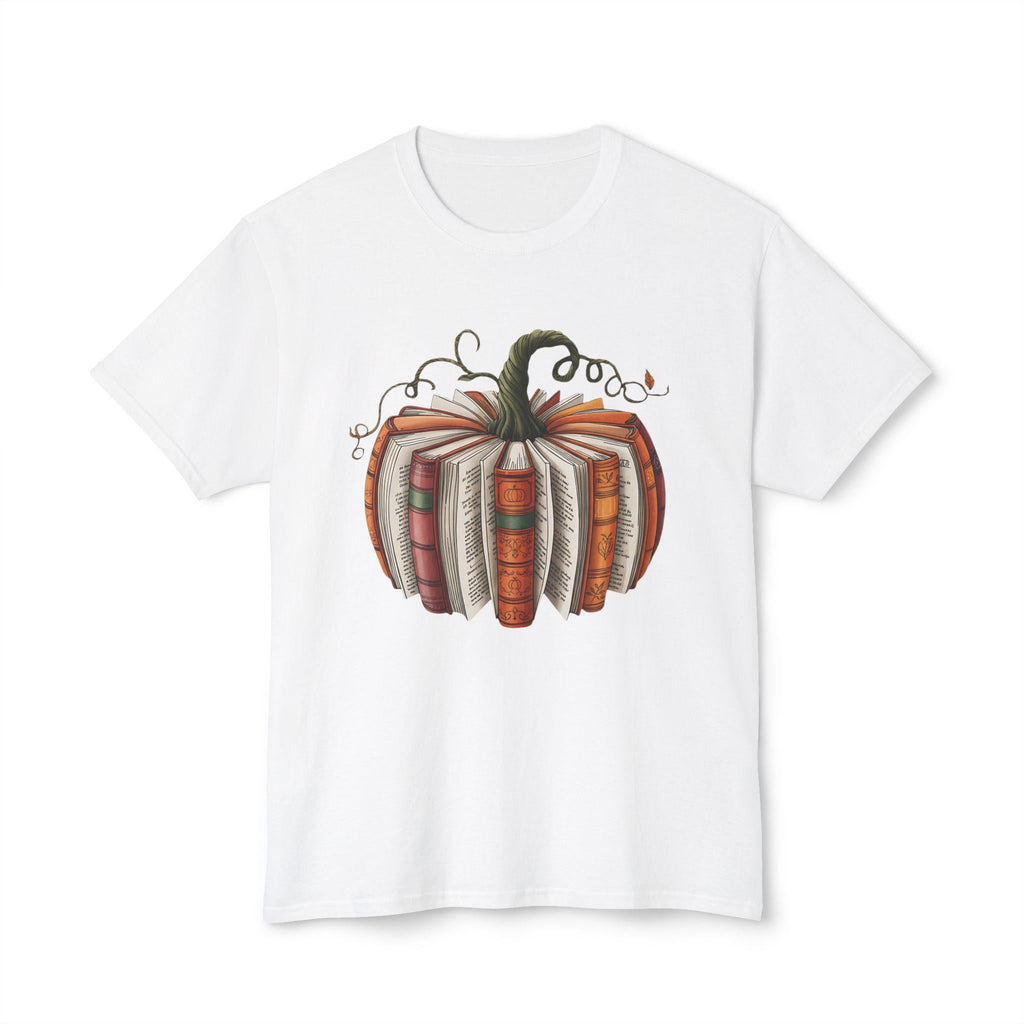 Book Pumpkin T-Shirt: Literary Halloween Shirt, Bookworm Gift