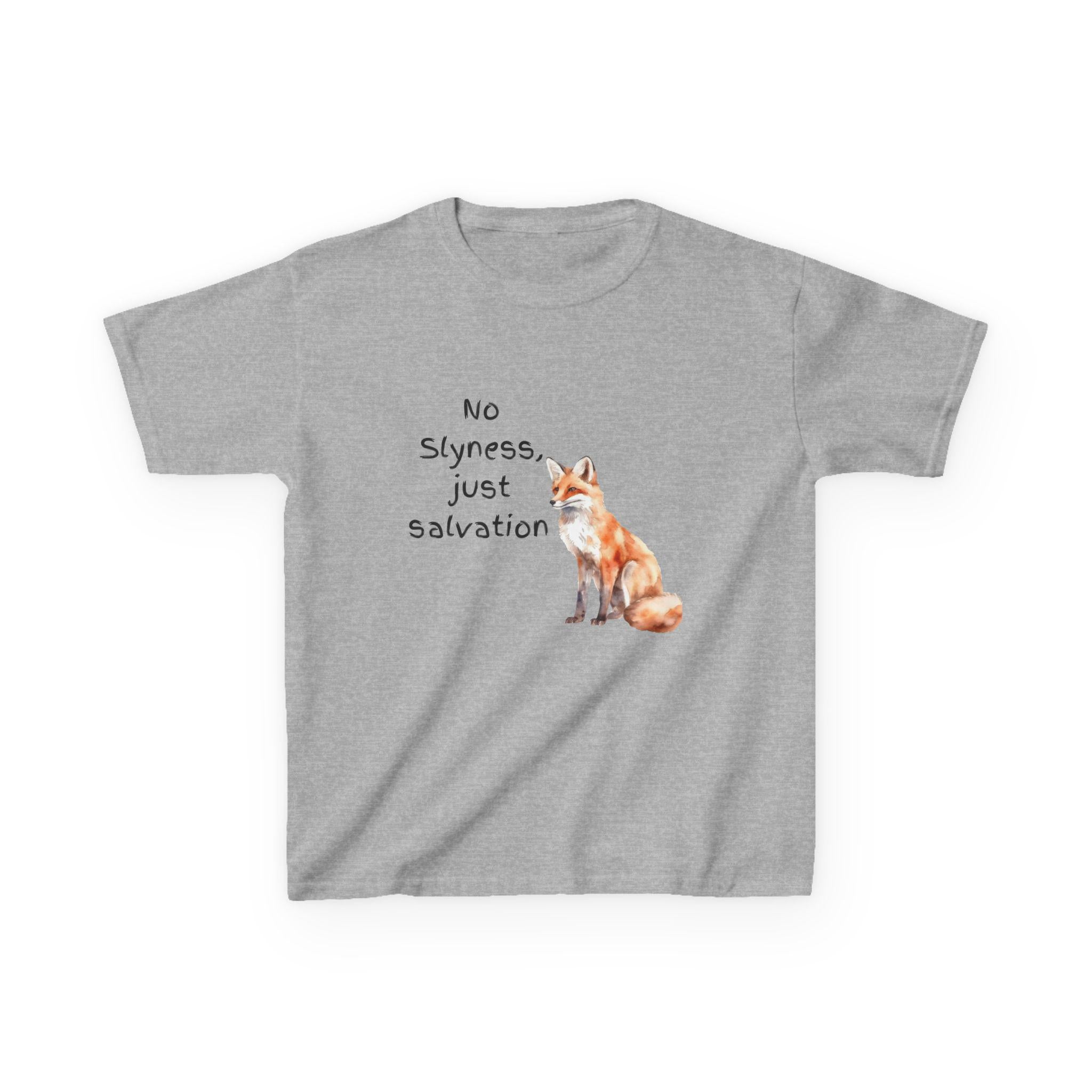 Fox Christian Kids Tee: Bible Verse, Youth Religious T-Shirt