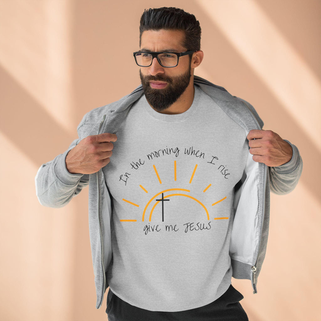 Give Me Jesus Crewneck Sweatshirt: Inspirational Christian Apparel