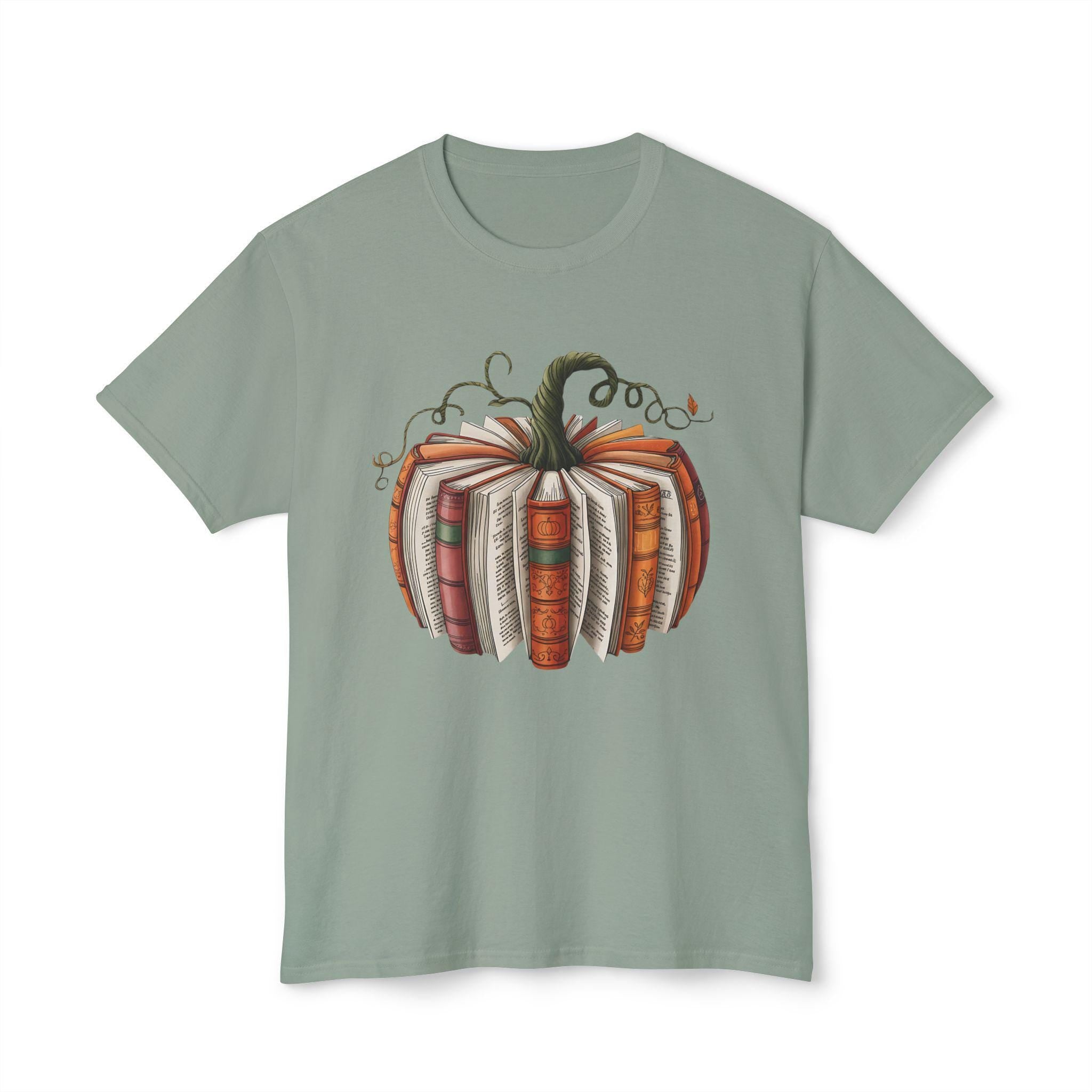 Book Pumpkin T-Shirt: Literary Halloween Shirt, Bookworm Gift
