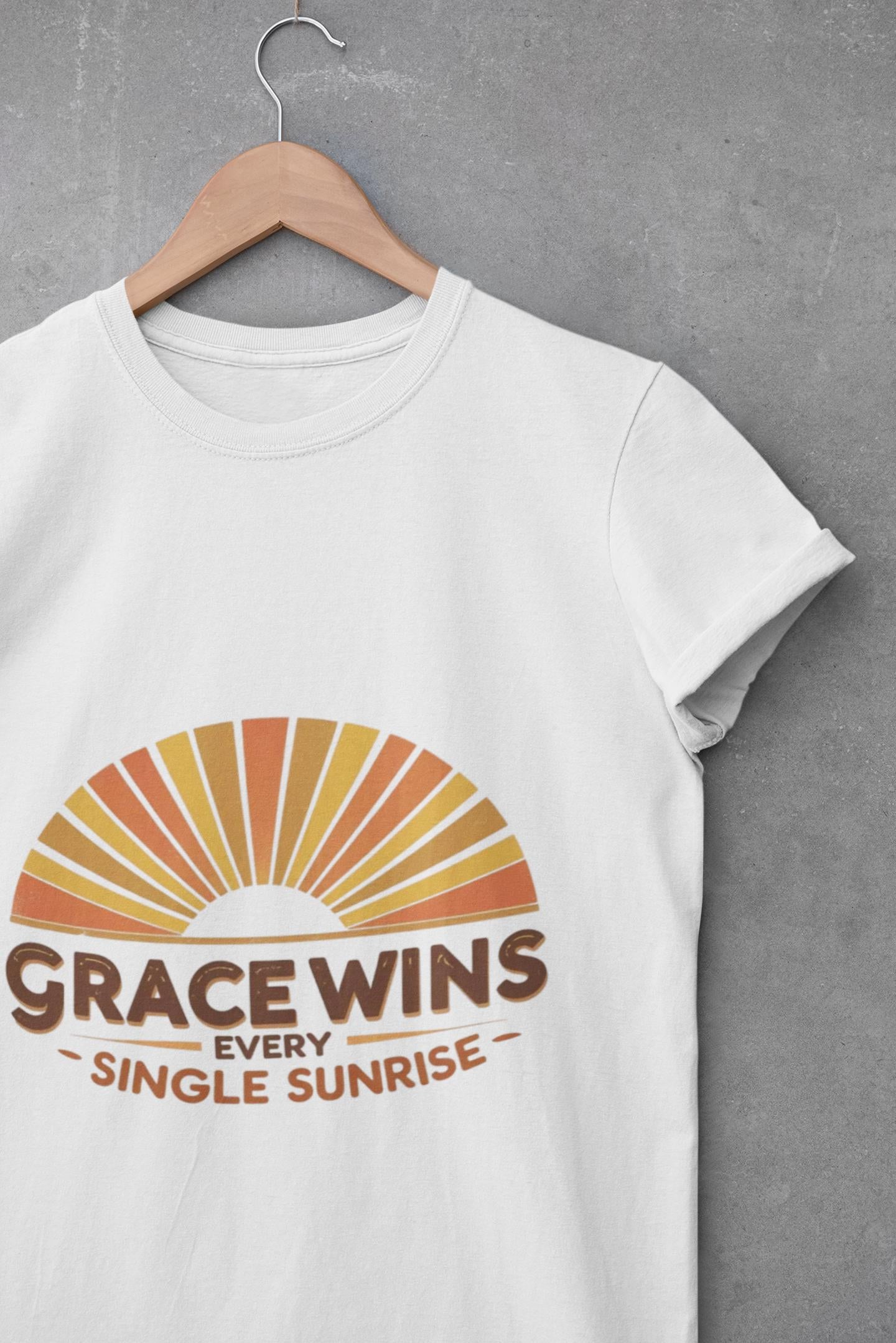 Retro Sun Graphic T-Shirt: Garment-Dyed Cotton Unisex Tee