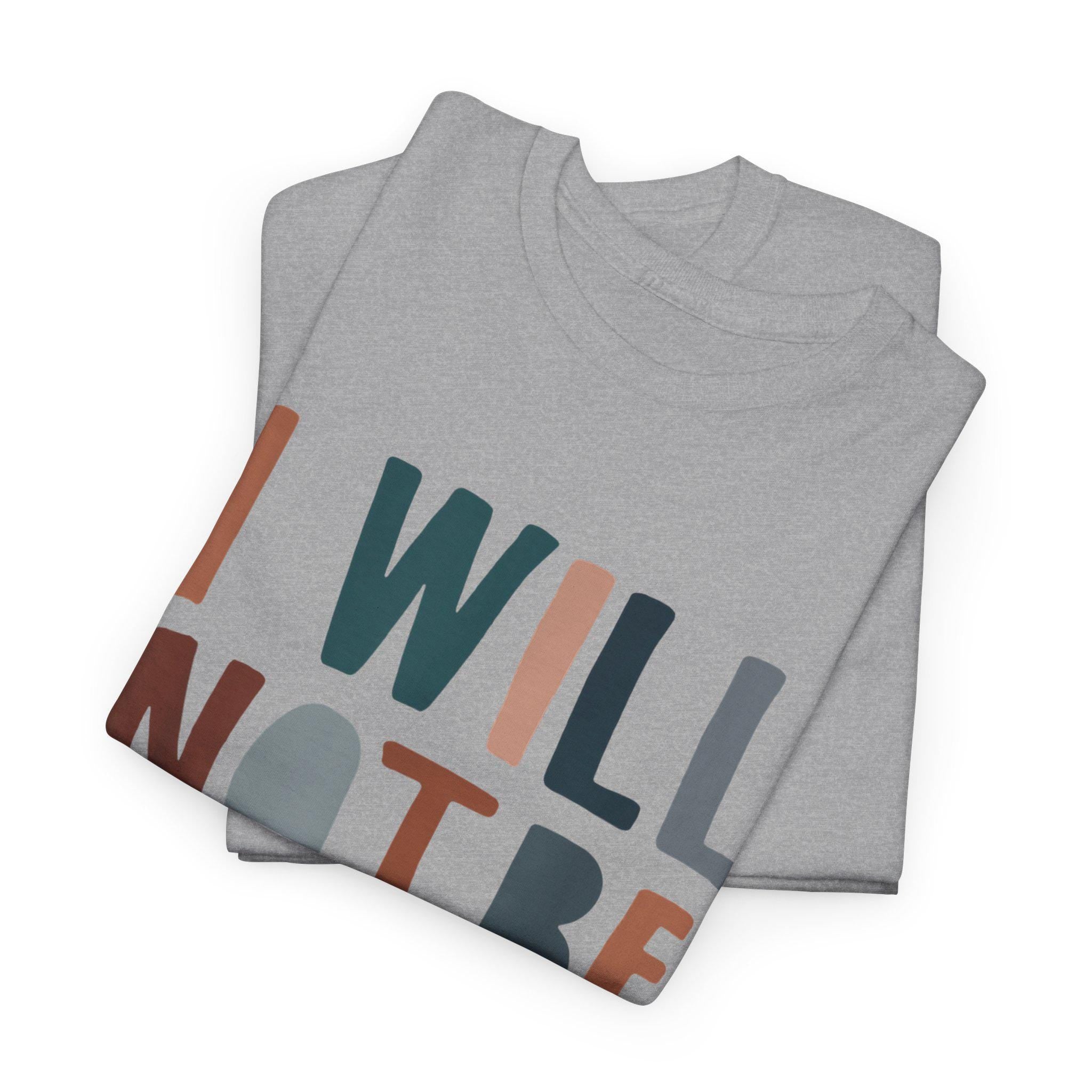 I Will Not Be Shaken T-Shirt: Faith Unisex Tee, Christian Apparel