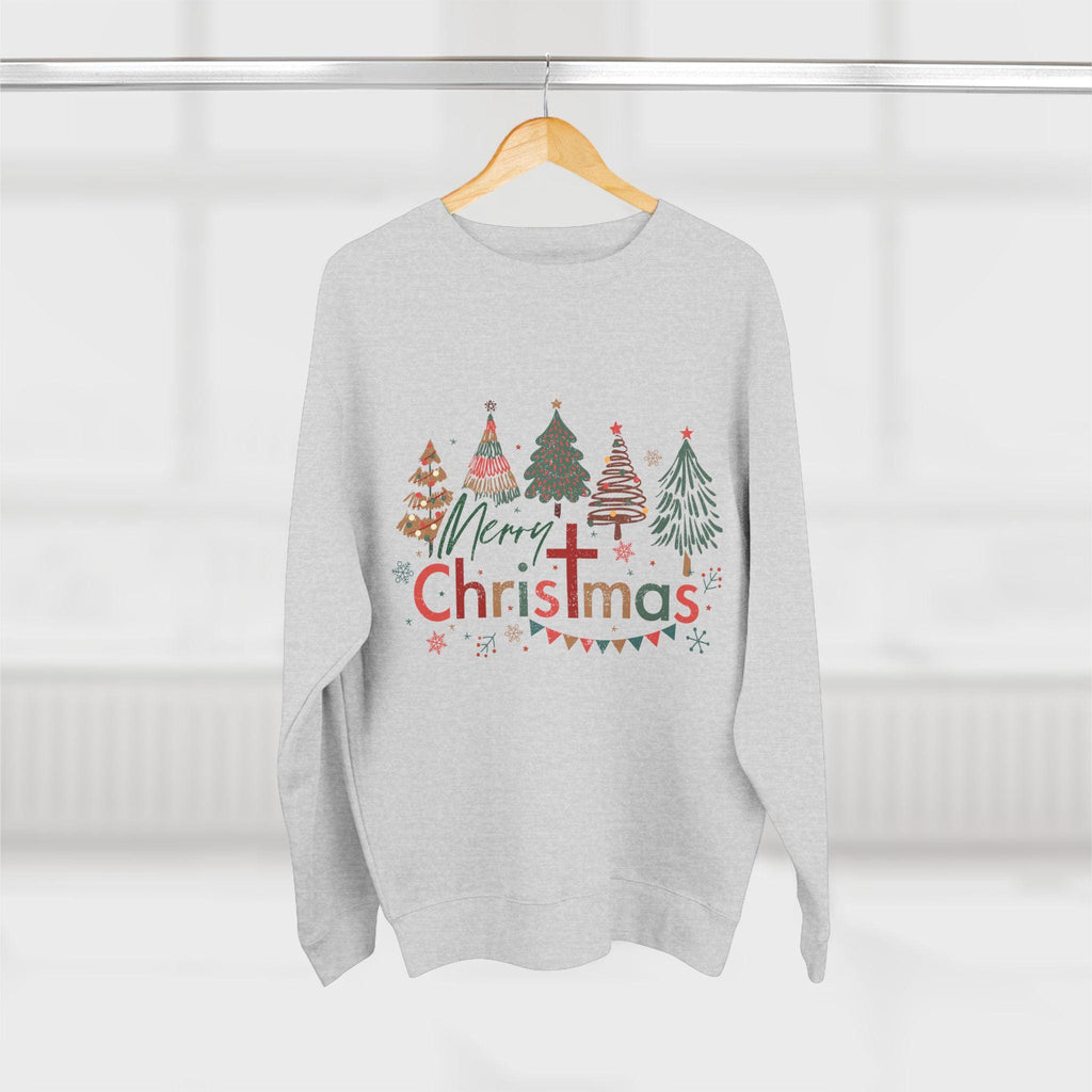 Christmas Trees Crewneck Sweatshirt: Festive Holiday Pullover