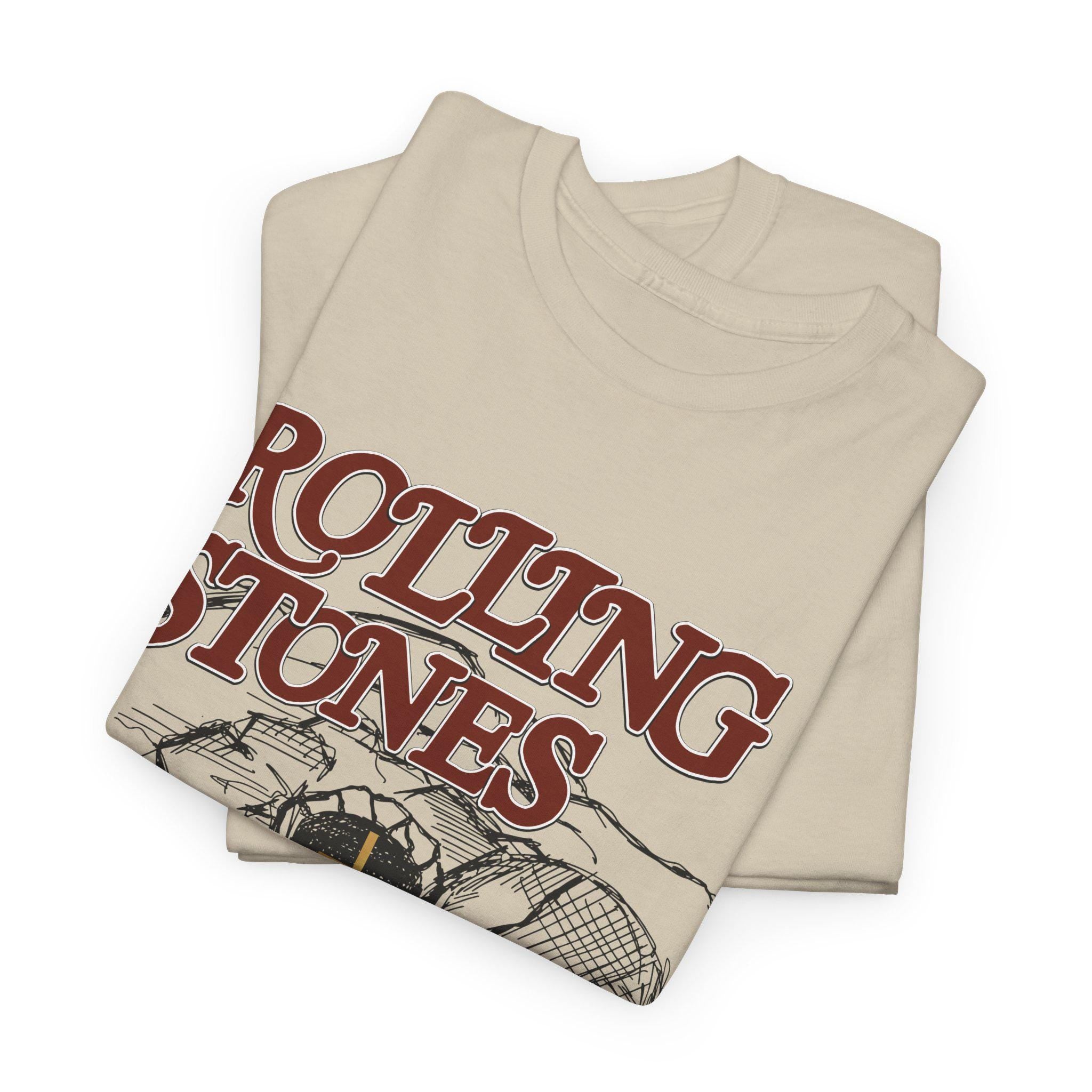 Vintage Rolling Stones Tee - Retro Rock Music Concert Shirt