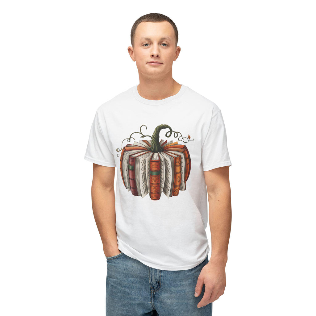 Book Pumpkin T-Shirt: Literary Halloween Shirt, Bookworm Gift