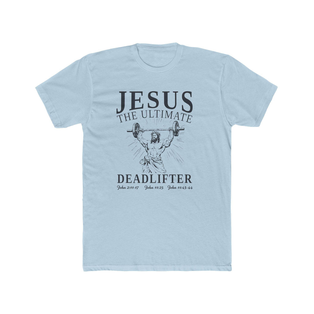 Jesus Deadlifter Tee: Christian Gym Workout Shirt