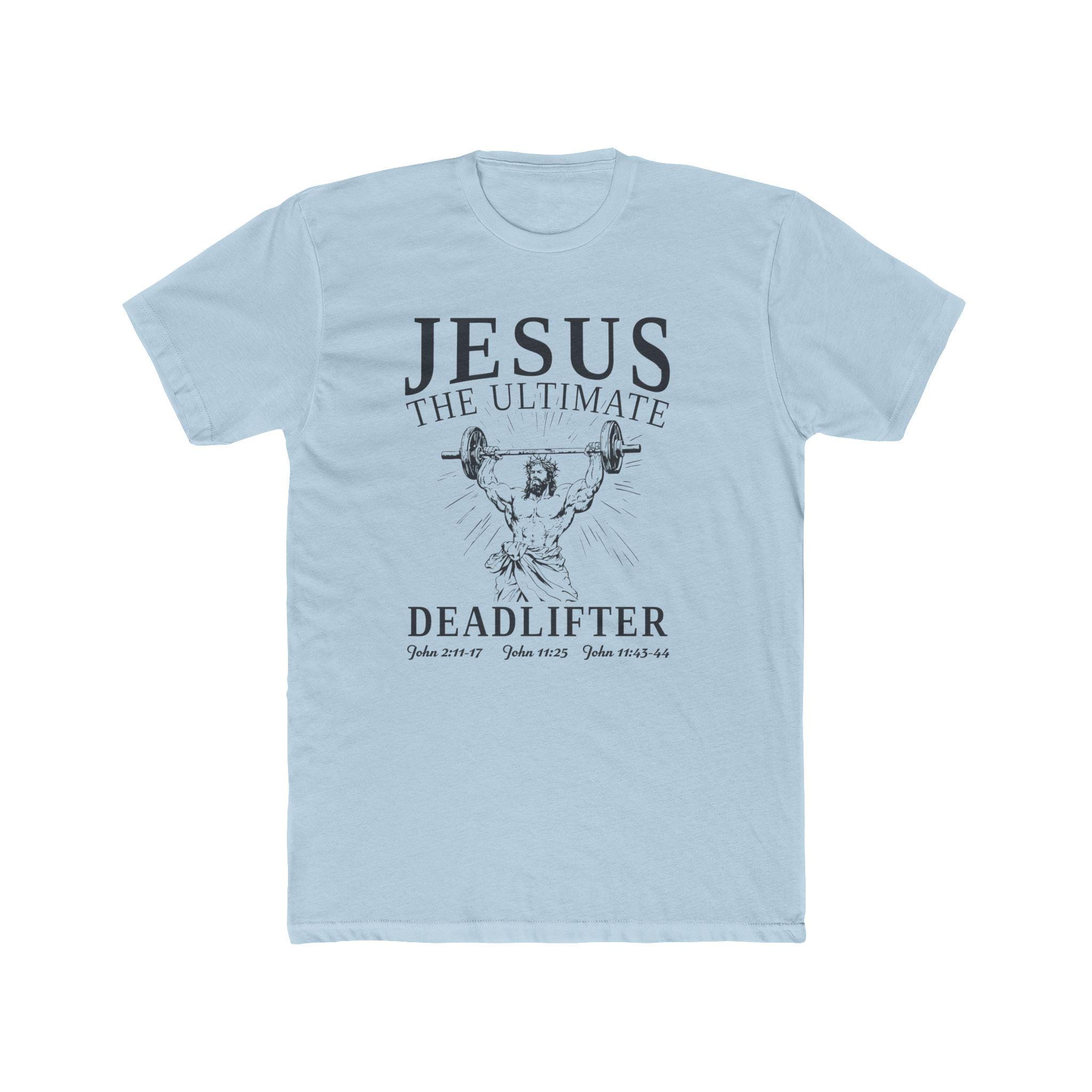 Jesus Deadlifter Tee: Christian Gym Workout Shirt