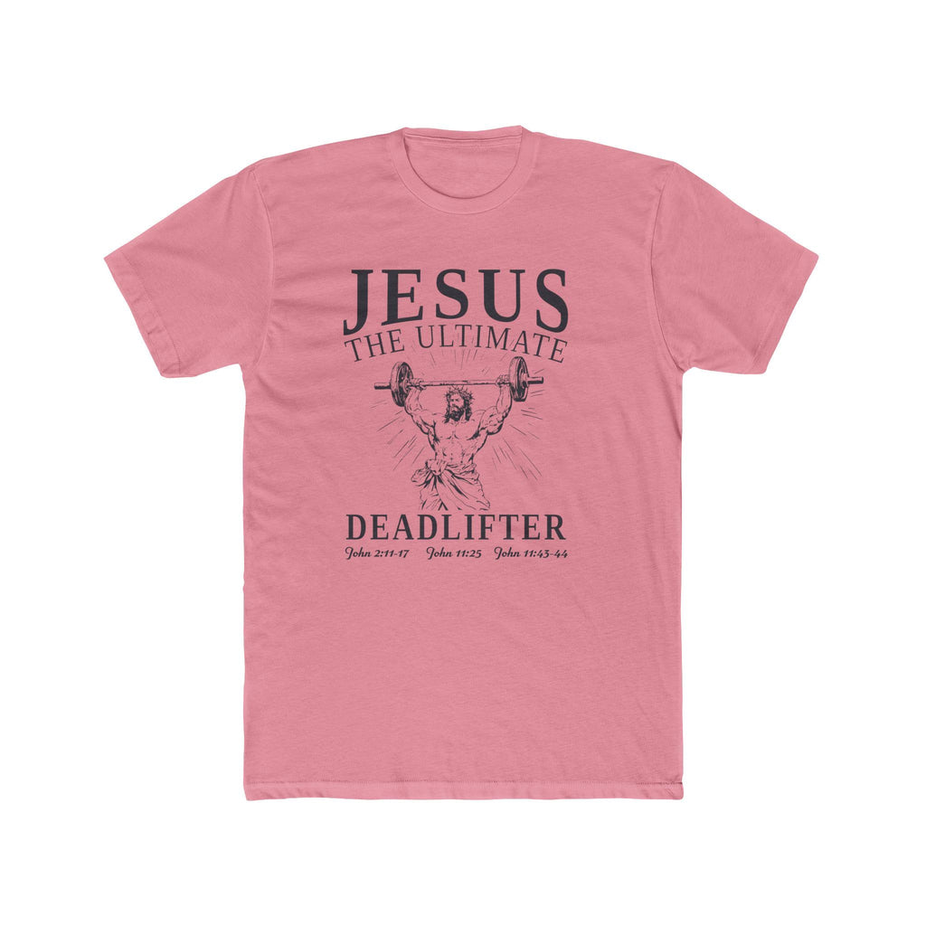 Jesus Deadlifter Tee: Christian Gym Workout Shirt