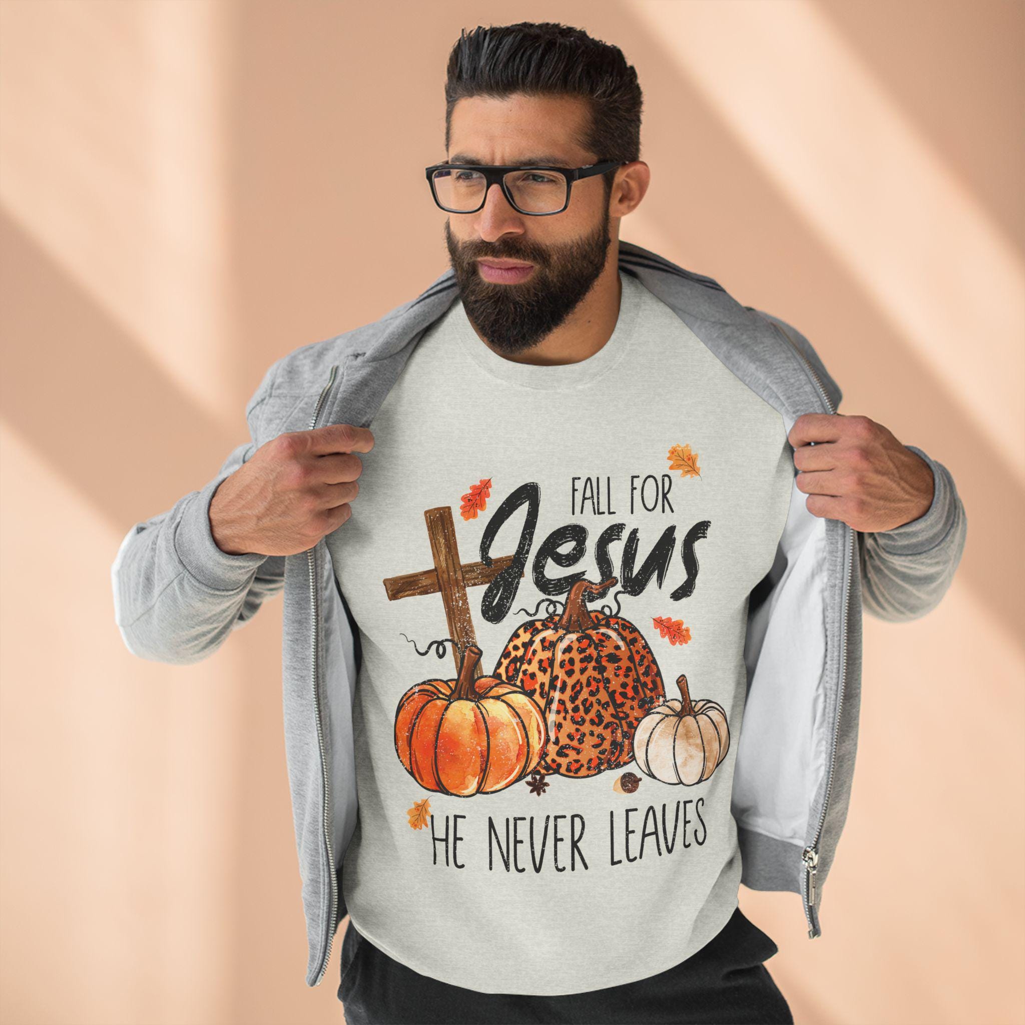 Fall For Jesus Sweatshirt: Cozy Christian Autumn Apparel
