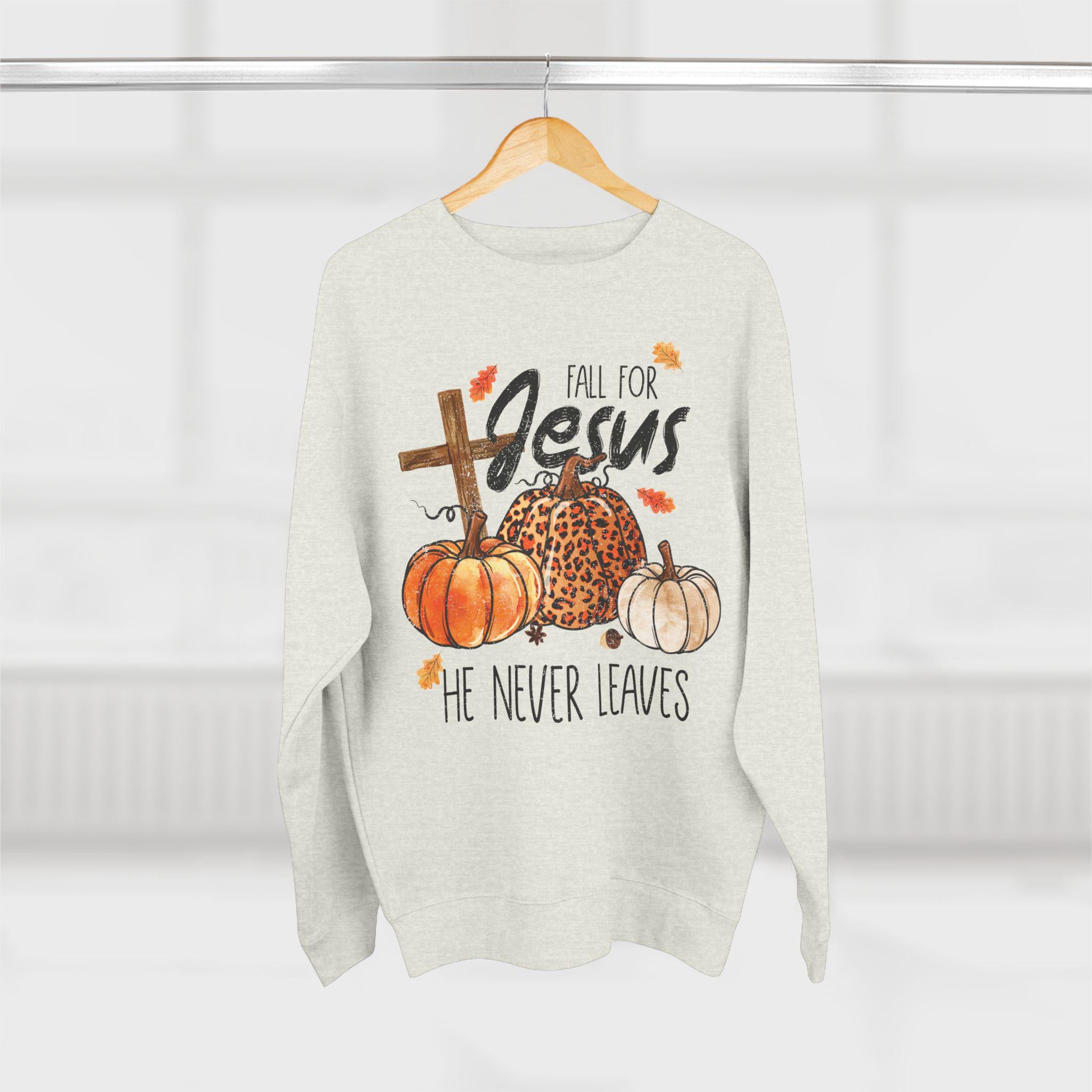 Fall For Jesus Sweatshirt: Cozy Christian Autumn Apparel