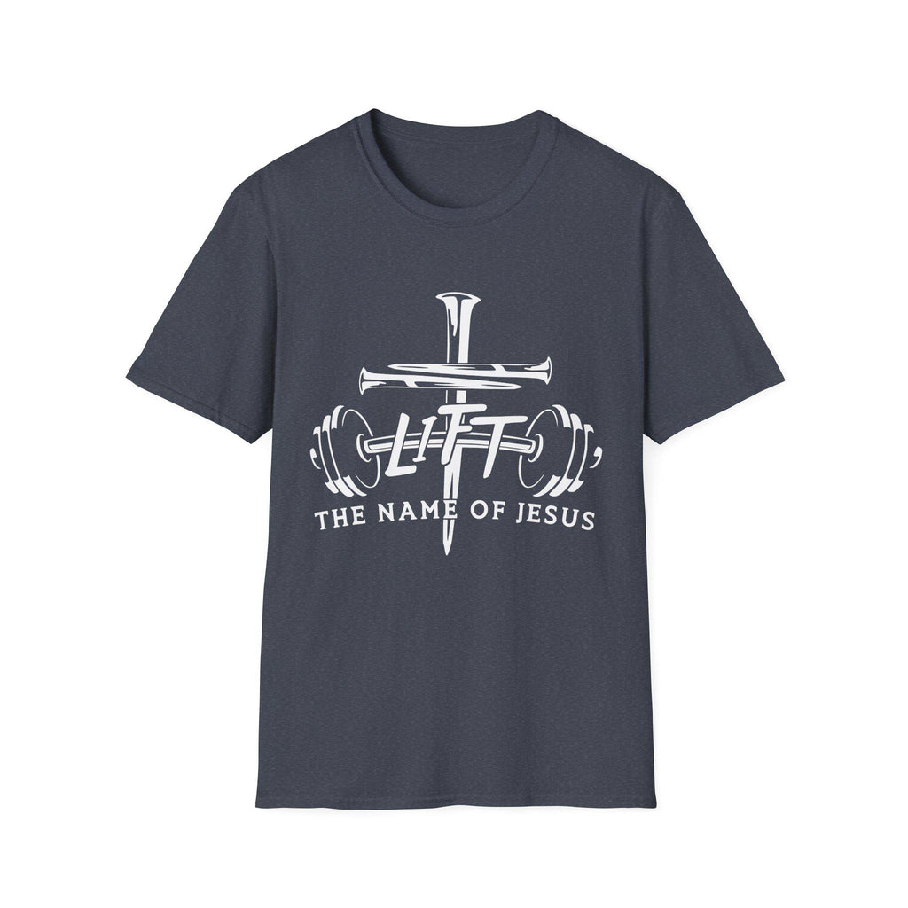 Christian 'Lift in Jesus' Name' Softstyle T-Shirt
