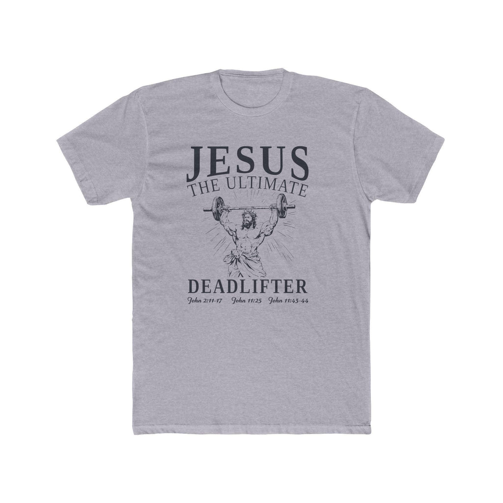 Jesus Deadlifter Tee: Christian Gym Workout Shirt