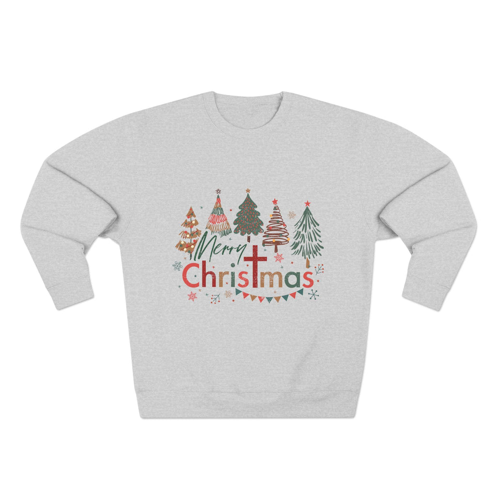 Christmas Trees Crewneck Sweatshirt: Festive Holiday Pullover