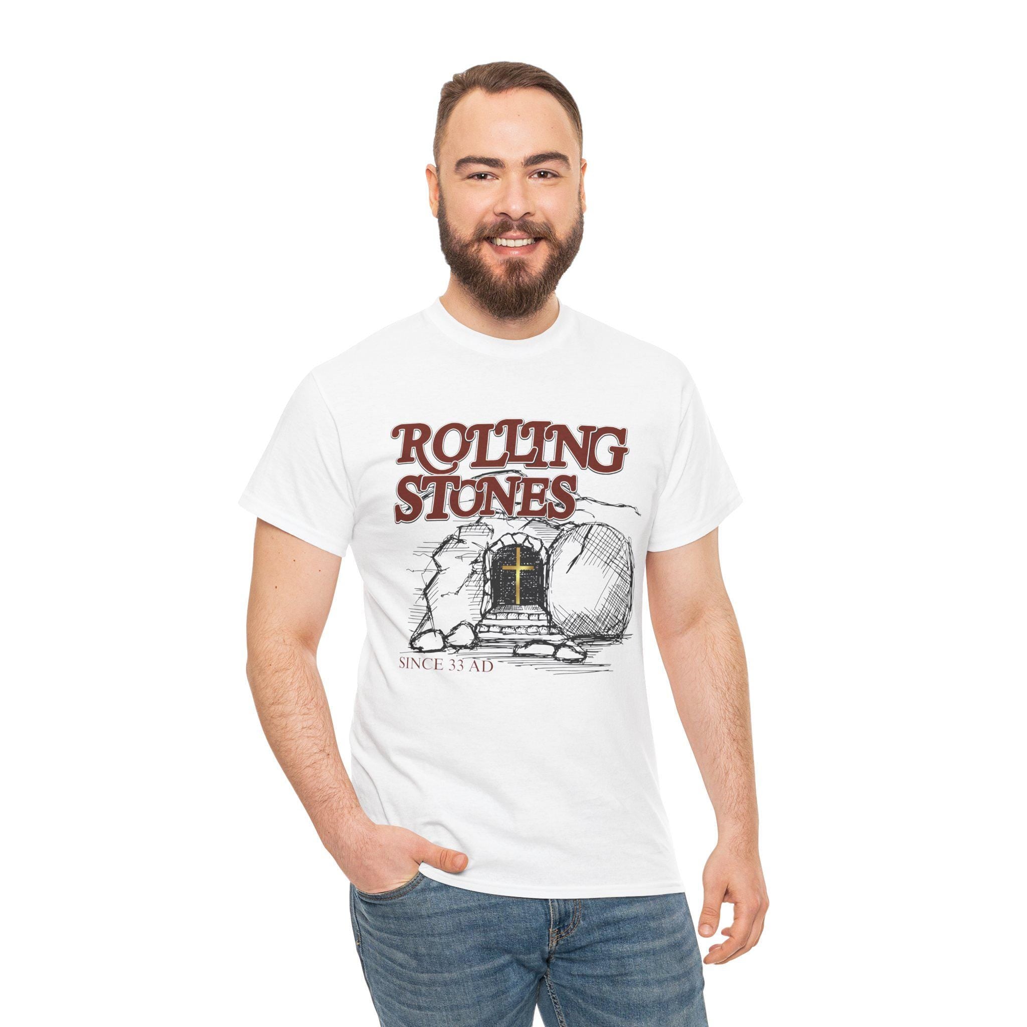 Vintage Rolling Stones Tee - Retro Rock Music Concert Shirt